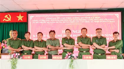 Thắt chặt thế trận an ninh vùng giáp ranh Cần Thơ - Cà Mau