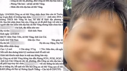 Vụ nam sinh lớp 6 mất tích rồi phát hiện tử vong: Tạm giữ hình sự người bố