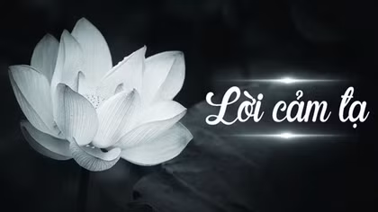 Lời cảm ơn của gia đình Thiếu tướng Phạm Xuân Bình