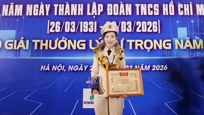 Thủ lĩnh Đoàn nhiệt huyết, nhận Giải thưởng Lý Tự Trọng năm 2026