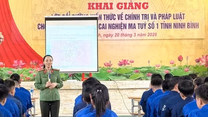 Bồi dưỡng kiến thức cho học viên cơ sở cai nghiện ma tuý