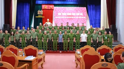 Khoa học Cảnh sát phải thực sự trở thành công cụ tham mưu chiến lược trong công tác Công an