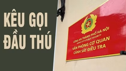 Kêu gọi bị can truy nã đầu thú