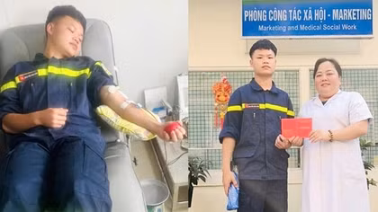 Chiến sĩ Công an hiến máu cứu thai phụ vượt qua cơn nguy kịch