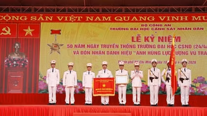 Trường Đại học CSND kỷ niệm 50 năm thành lập và đón nhận danh hiệu Anh hùng LLVTND