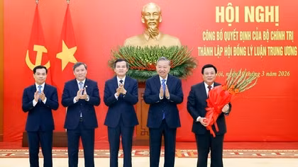 Công bố quyết định thành lập Hội đồng Lý luận Trung ương nhiệm kỳ 2026-2031