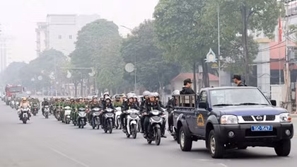 Công an tỉnh Phú Thọ gắn phong trào thi đua "Ba Nhất" với bảo vệ Đại hội XIV của Đảng