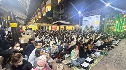 Đảm bảo ANTT để người dân dự lễ cầu an tại chùa Phúc Khánh