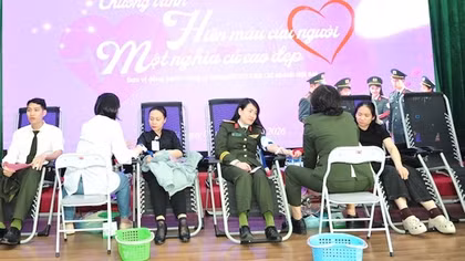 Lan tỏa tinh thần hiến máu tại chương trình “Hiến máu cứu người, một nghĩa cử cao đẹp”