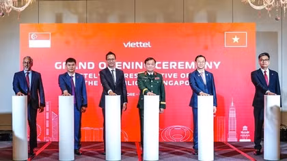 Viettel khai trương văn phòng đại diện tại Singapore