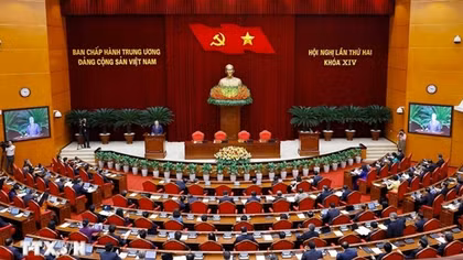 Thông báo Hội nghị lần thứ hai Ban Chấp hành Trung ương Đảng khóa XIV