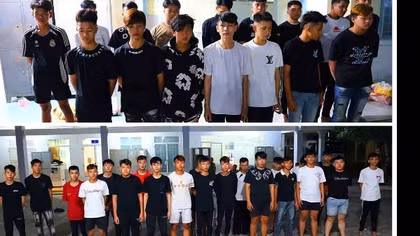 An Giang: Tạm giữ hàng chục đối tượng "giải quyết mâu thuẫn" lúc nửa đêm