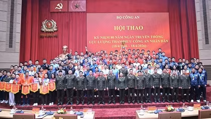 Bế mạc Hội thao kỷ niệm 80 năm Ngày truyền thống lực lượng Tham mưu Công an nhân dân