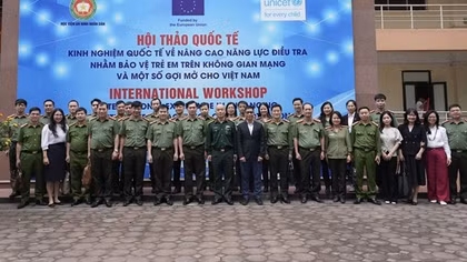 Tăng cường hợp tác quốc tế trong bảo vệ trẻ em trên không gian mạng
