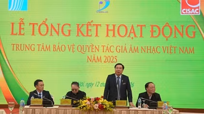 Thu trên 424,3 tỷ đồng tiền sử dụng quyền tác giả âm nhạc năm 2025