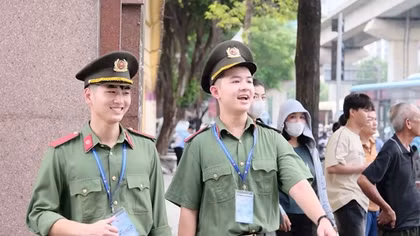 Tuyển sinh 550 chỉ tiêu công dân đã tốt nghiệp đại học ngoài Công an