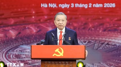 Toàn văn bài phát biểu của Tổng Bí thư Tô Lâm tại Lễ tuyên dương Bí thư Chi bộ xuất sắc và trao Giải Búa liềm Vàng lần thứ X