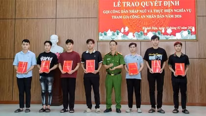 Công an tỉnh Tây Ninh bảo đảm chất lượng chiến sĩ mới