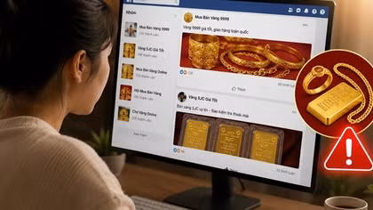 Cảnh giác với thủ đoạn lừa đảo khi mua vàng online