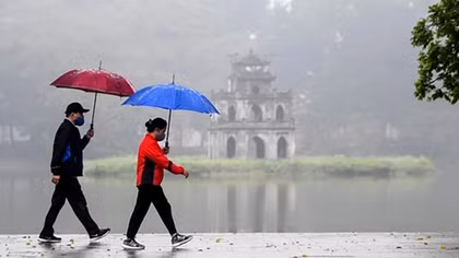 Không khí lạnh yếu, miền Bắc có mưa
