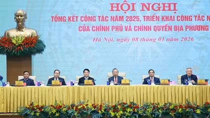 Hội nghị tổng kết năm 2025, triển khai công tác năm 2026 của Chính phủ và chính quyền địa phương