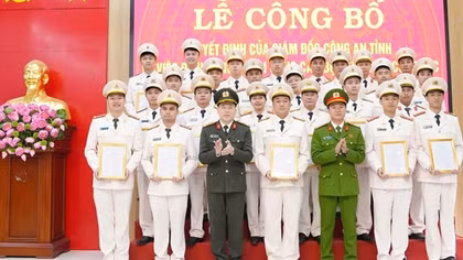 Điều động 103 cán bộ tăng cường cho Công an các xã biên giới, rẻo cao Nghệ An