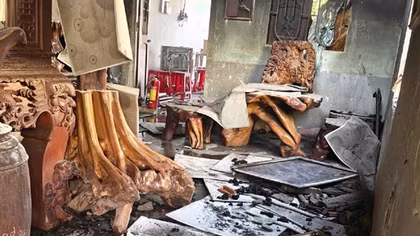 Cháy nhà cấp 4 khiến 2 em nhỏ tử vong