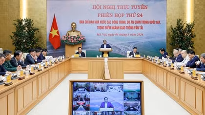 Thủ tướng chủ trì Phiên họp thứ 24 Ban Chỉ đạo công trình giao thông quan trọng