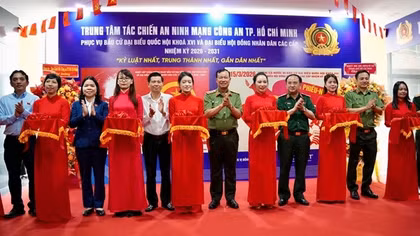 Công an TP Hồ Chí Minh ra mắt Trung tâm Tác chiến An ninh mạng