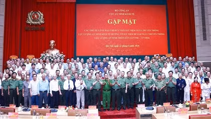 Tri ân các thế hệ lãnh đạo, cán bộ có nhiều đóng góp vào sự nghiệp bảo vệ an ninh kinh tế