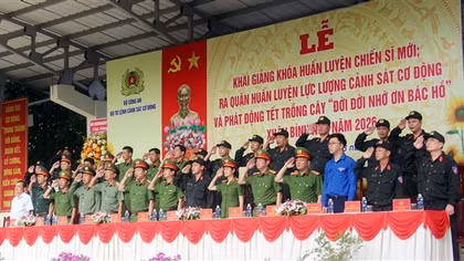 Trung đoàn CSCĐ Tây Nam Bộ ra quân huấn luyện năm 2026