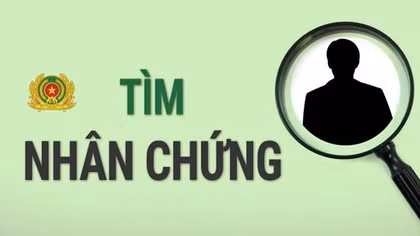 Tìm nhân chứng vụ tai nạn giao thông