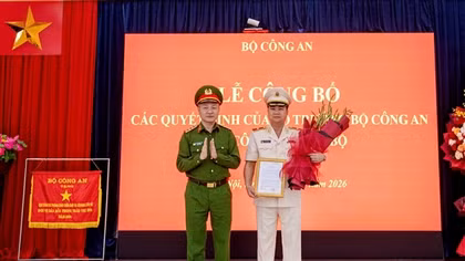 Bổ nhiệm Thiếu tướng Dương Đức Hải giữ chức vụ Cục trưởng Cục Cảnh sát PCCC và CNCH