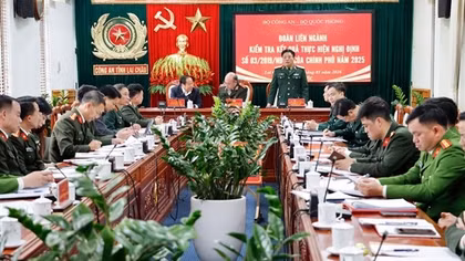 Đoàn kiểm tra liên ngành kiểm tra kết quả thực hiện Nghị định số 03/2019/NĐ-CP