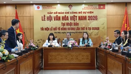 Tái hiện Lễ Giỗ Tổ Hùng Vương tại Nhật Bản