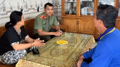 Đại uý Công an xã ở Vĩnh Long chia sẻ kinh nghiệm công tác dân vận