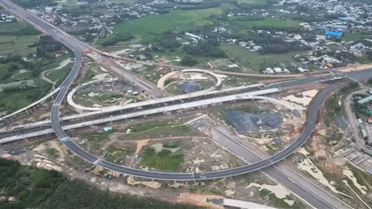 Nhiều tuyến giao thông kết nối với sân bay Long Thành bị chậm tiến độ
