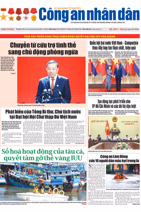 Báo in ngày 29/7/2026