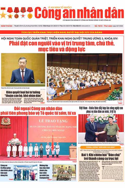 Báo in 30/7/2026