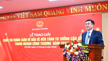 Trao giải Cuộc thi chính luận về bảo vệ nền tảng tư tưởng của Đảng ngành Công Thương