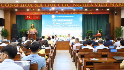 Hội thảo khoa học 50 năm Thành phố mang tên Chủ tịch Hồ Chí Minh