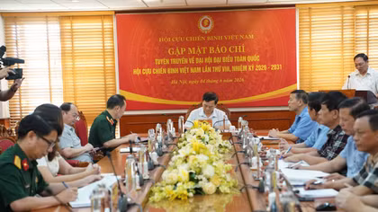 458 đại biểu tham dự Đại hội Hội Cựu chiến binh Việt Nam lần thứ VIII