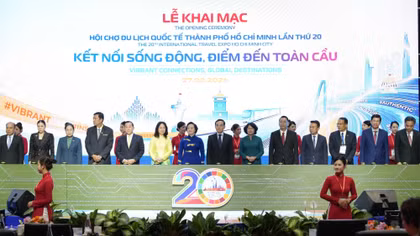 Khai mạc Hội chợ Du lịch quốc tế TP Hồ Chí Minh lần thứ 20