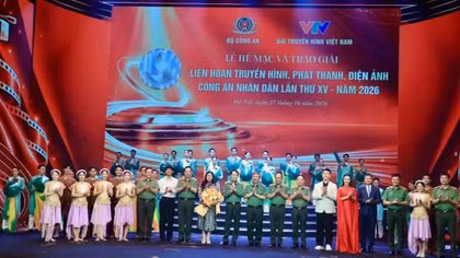 Các tác giả, nhóm tác giả nhận giải Vàng Liên hoan Truyền hình, Phát thanh, Điện ảnh CAND lần thứ XV, năm 2026.