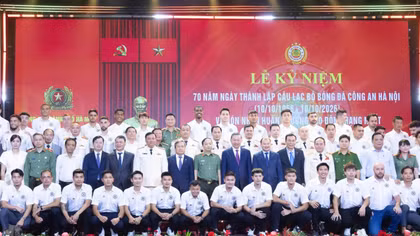 Tổng Bí thư, Chủ tịch nước Tô Lâm dự Lễ kỷ niệm 70 năm thành lập CLB Bóng đá Công an Hà Nội