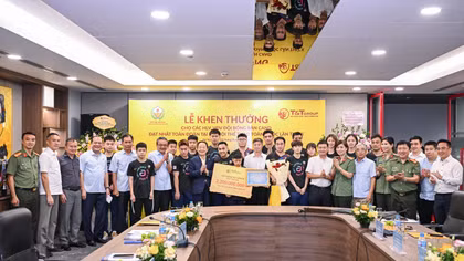 Bóng bàn CAND nhận hơn 2,2 tỷ đồng tiền thưởng