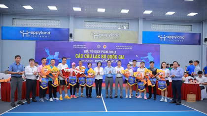 683 vận động viên tranh tài tại Giải vô địch Pickleball các câu lạc bộ quốc gia năm 2026