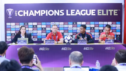 HLV Polking tự tin trước trận đấu thứ 2 tại AFC Champions League Elite 2026/27