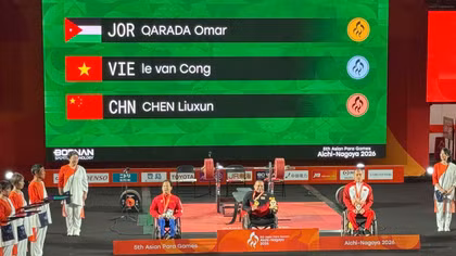 Thể thao Việt Nam có huy chương đầu tiên tại ASIAN Para Games 5