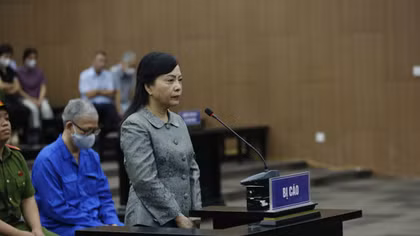 Bị cáo Nguyễn Thị Kim Tiến.